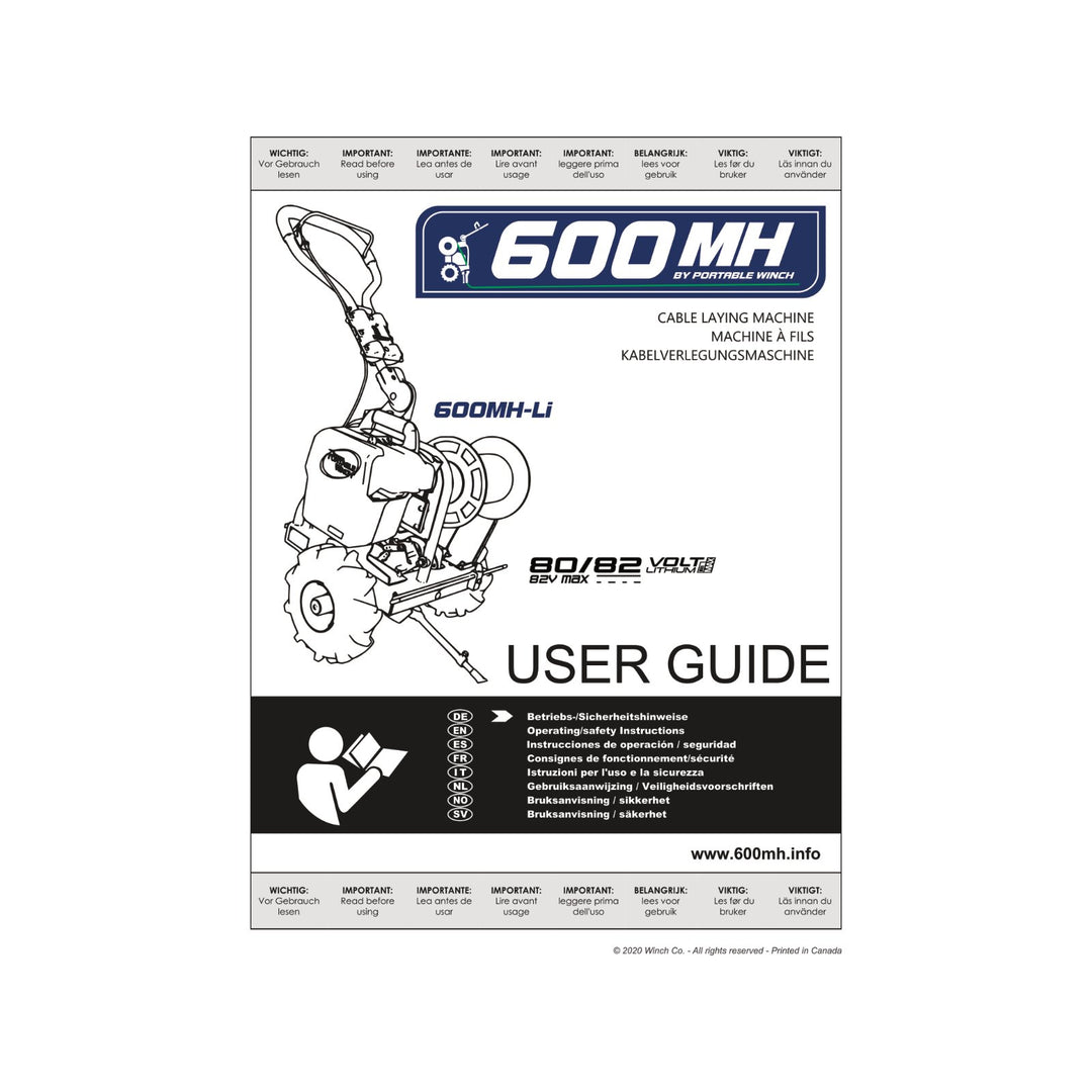 600MH-Li - User manual