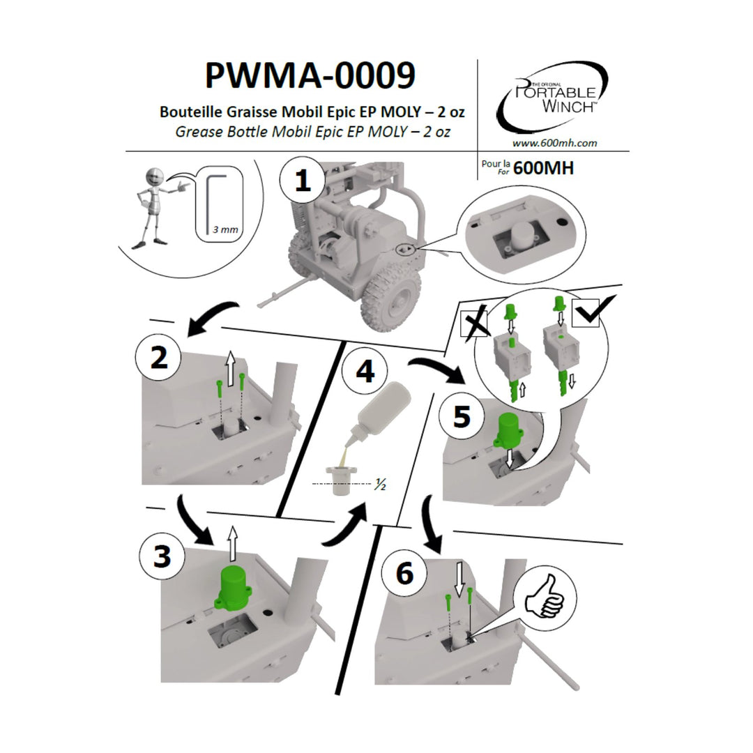 PWMA-0009 - Blade transmission greasing